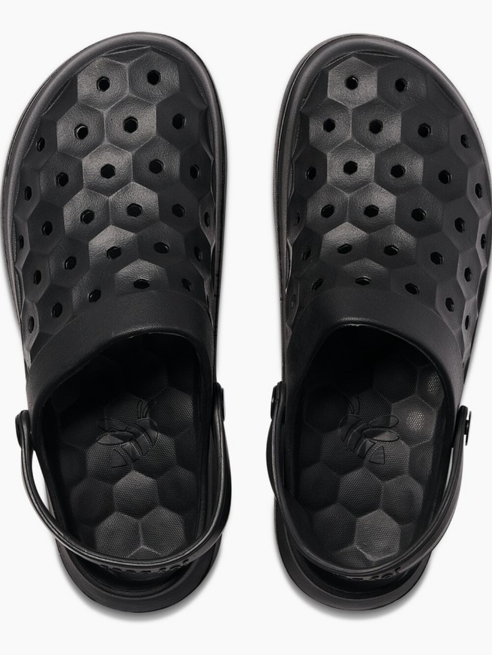 NEW Black Honeycomb Slip-On Clog With Removal Fur Lining Sz 5W